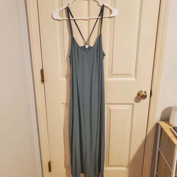 Aerie seafoam blue green slip dress - Picture 3 of 8